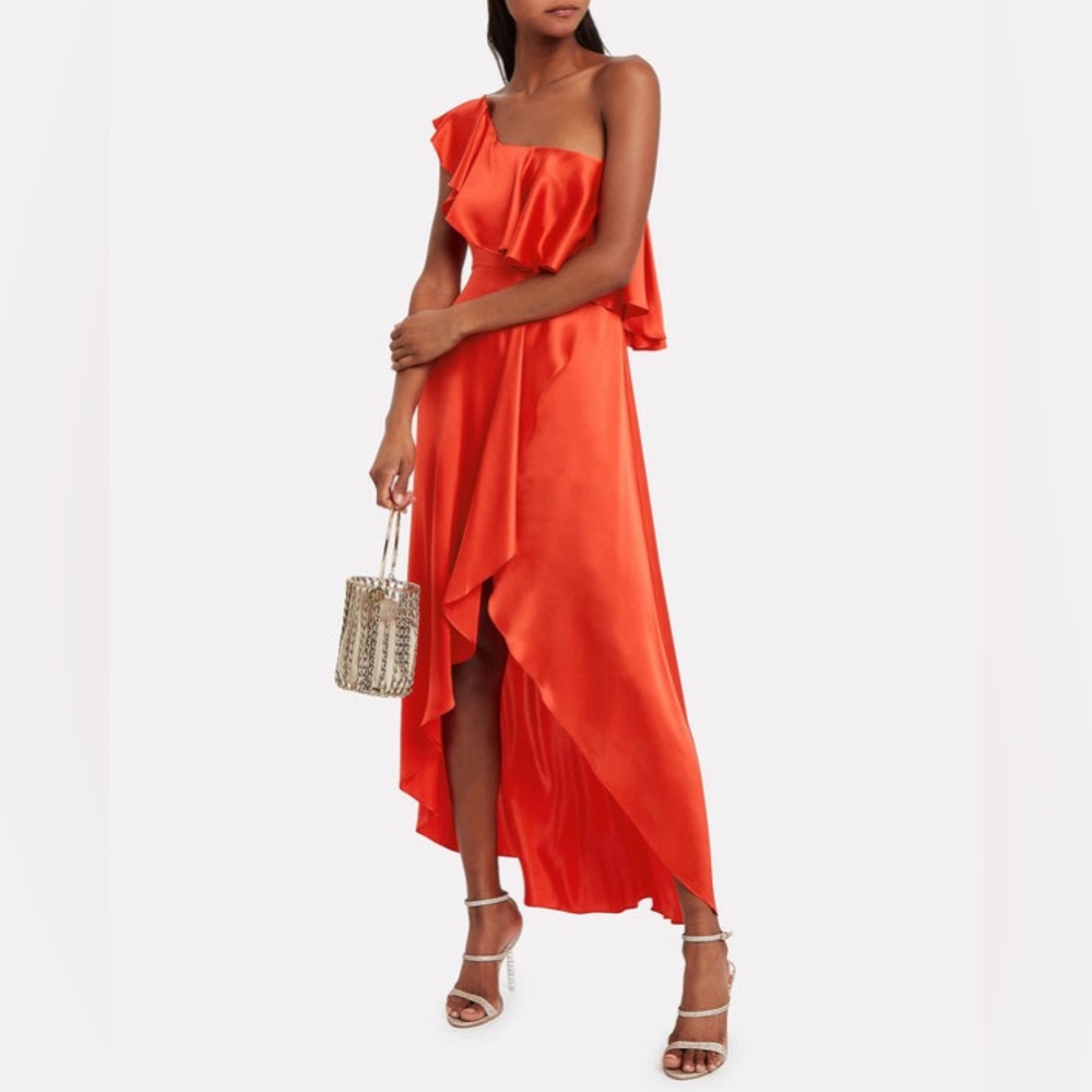NWT Alexis Austyn Silk One Shoulder Dress - Size Medium